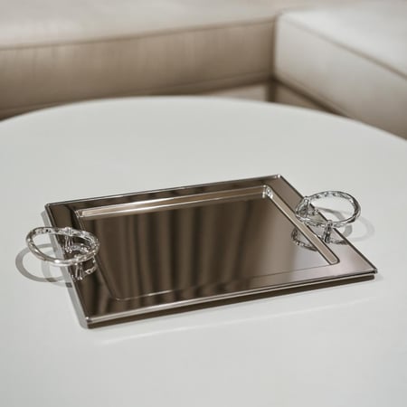 صينية تقديم معدن