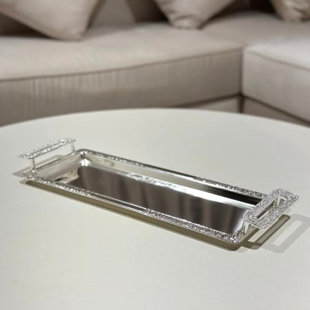 صينية تقديم معدن