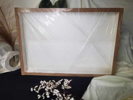 فريم خشب لصب الريزن