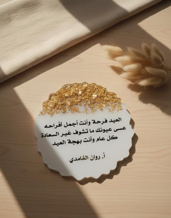 درع تكريم دائري