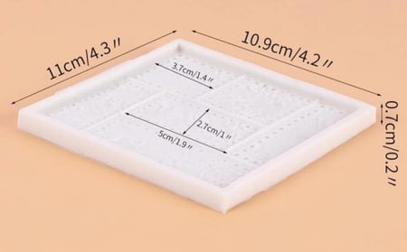 قالب زخارف مستطيلة