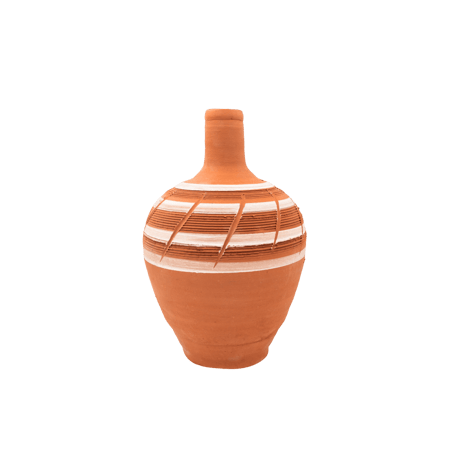 طقم جرة فخار مع كأسة كبير