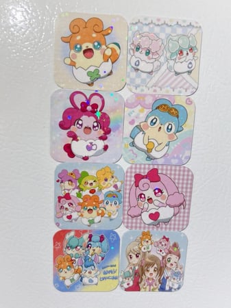 كوكوتاما مجموعة صور مغناطيسية لامعة 8صور منوعة