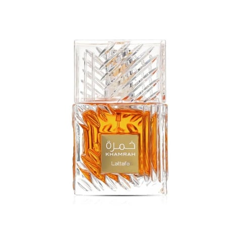 عطر خمرة من المجموعة المتميزة من لطافة، زجاجة او دي بارفان سعة 100 مل برائحة فاخرة تدوم طويلًا من مزيج من روائح خشبية وتوابل، مجموعة هدية، للجنسين