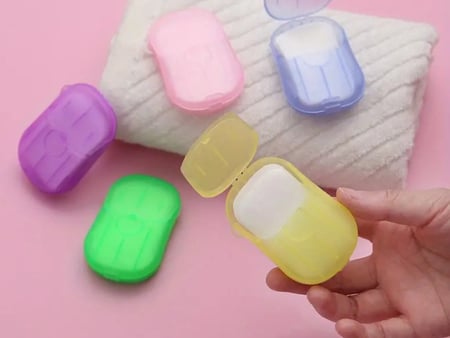 صابون  ورقي  علبة 80 حبة