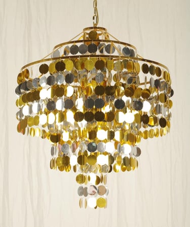 ثريا كريستاليه ذهبيه