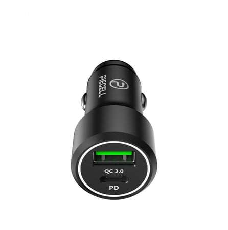 شاحن سيارة 38W منفذين PD و USB