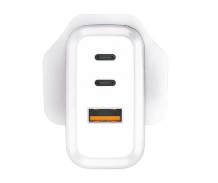 شاحن جداري 65W ثلاث مخارج للشحن السريع جدا