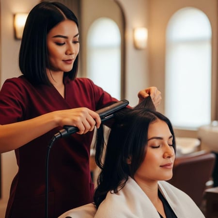 جلسة غلوس بوتوكس ليفينج للشعر | Botox Living Hair Treatment