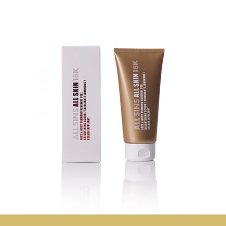 مقشر الوجه والجسم بالذهب والالماس