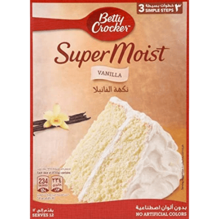 خليط كيك بيتي كروكر فانيلا فرنسي 500جرام