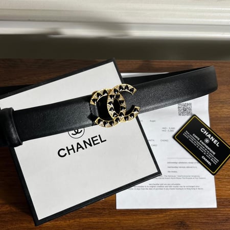 حزام شانيل(جلد) (4)CHANEL