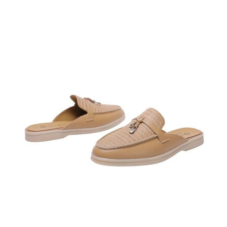 Loro piana هاف فلات لوربيانا (light camel leather)