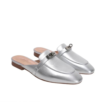 هاف فلات هيرميس Hermes ( لوقو فضي )