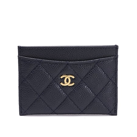 كارد هولدر شانيل    Cardholder Chanel (كحلي)