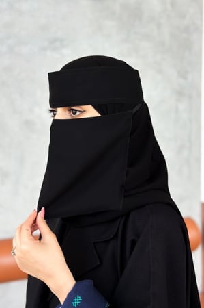 عدد 3نقاب عادي قصير