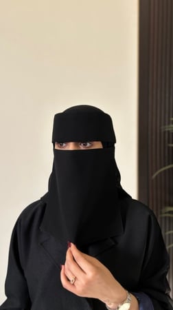 عدد 3نقاب بربطه حرير ابو رده إسلامي