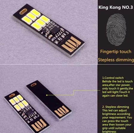 لمبه سهاريUSB(لمس)