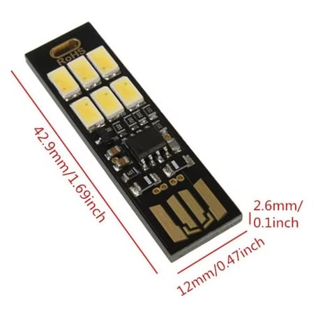 لمبه سهاريUSB(لمس)