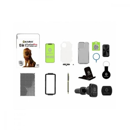 بكج كارا 13 فى 1 أقوى بكج حماية متكامل للايفون