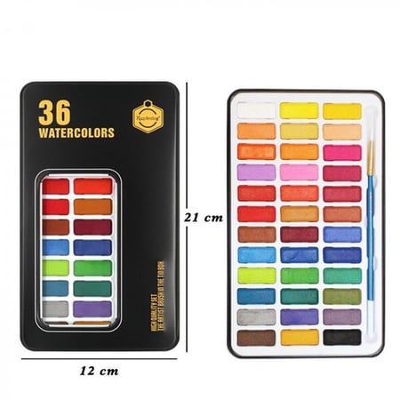 ألوان مائية 36 لون