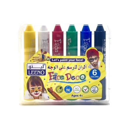 ألوان للرسم على الوجه leeno