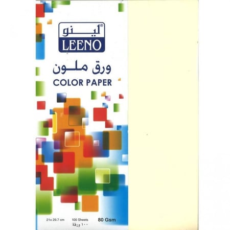 ورق ملون لينو80g