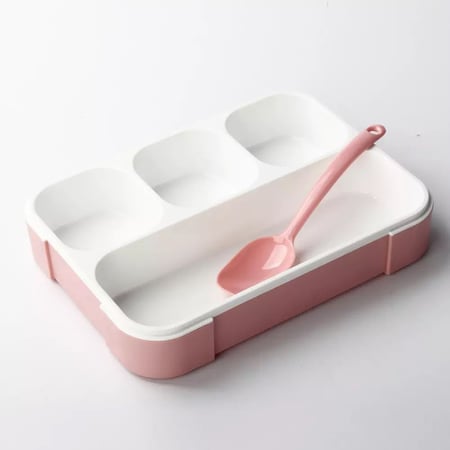 علبة طعام 4 اقسام