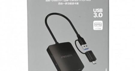 قارئ ذاكرة PISEN USB3.0+Type-C