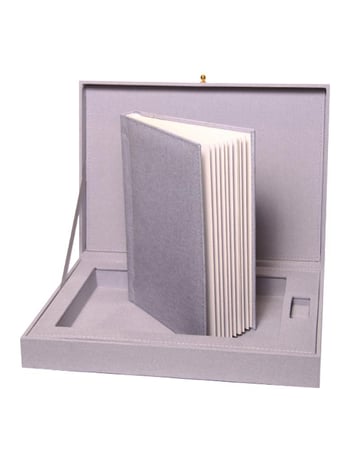 البوم ديجتال مع صندوق A4 مع حشوة لاصق 20 صورة + يو اس بي