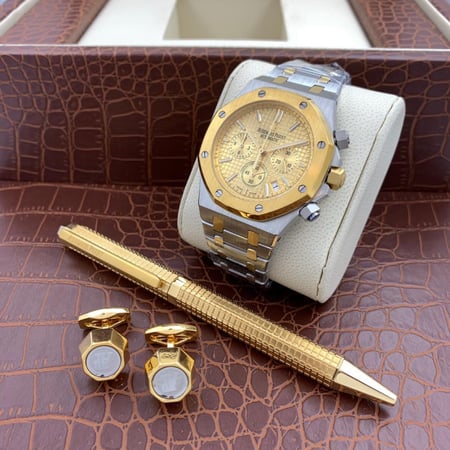 طقم اوديمار بياجيه كرونوقراف.