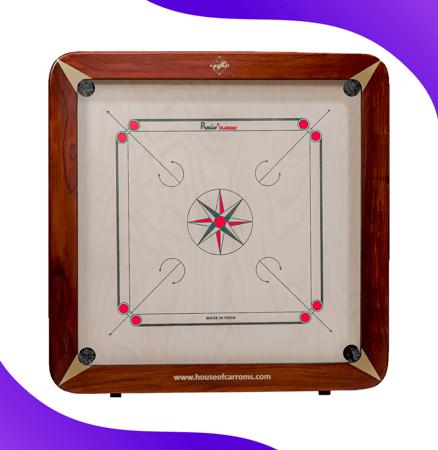 طاولة كيرم كلاسيك الفاخرة