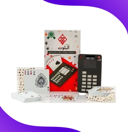 بكج حاسبة بلوت مع علبتين ورق بلوت أصلي_ Package Haseeba blot With original paper