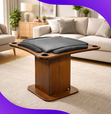 طاولة بلوت كبيرة لون رصاصي