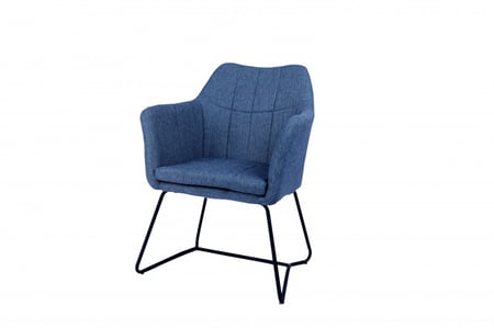 كرسي قماش بحري_ Fabric Chair- BLUE