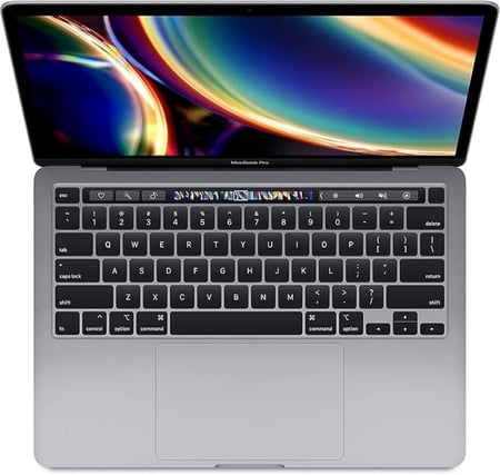 Apple أبل ماك بوك برو 2020، 13 بوصة، معالج إنتل كور i5 من الجيل العاشر، ذاكرة وصول عشوائي (RAM) سعة 16 جيجابايت، قرص تخزين SSD سعة 512 جيجابايت، رمادي فضائي