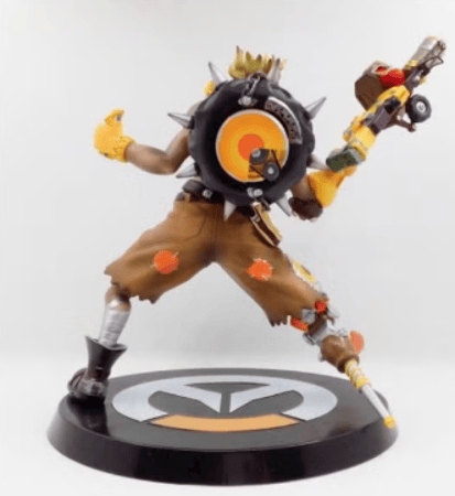 مجسم Figure لشخصية Junkrat Jamison Fawkes من Overwatch – ارتفاع 14 سم، تحفة لعشاق اللعبة