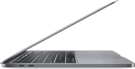 Apple أبل ماك بوك برو 2020، 13 بوصة، معالج إنتل كور i5 من الجيل العاشر، ذاكرة وصول عشوائي (RAM) سعة 16 جيجابايت، قرص تخزين SSD سعة 512 جيجابايت، رمادي فضائي