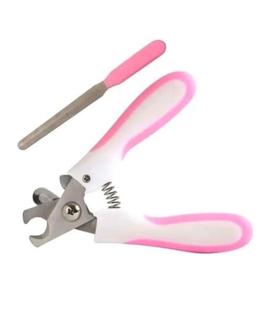 طقم مقص أظافر مع مبرد لتقليم الأظافر للحيوانات اللاليفة