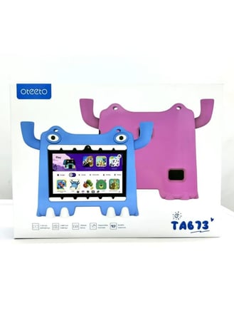 جهاز لوحي للأطفال Oteeto Tab 73 بشاشة 7 بوصة IPS LCD وواي فاي  ي 6 جيجابايت / 128 جيجابايت