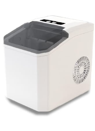 دينكس صانعة الثلج من دينكس DX2051 تنتج حتى 12 كغم يومياً، وتجهز 9 مكعبات خلال 10 دقائق فقط! تصميم أنيق وخزان سعة 1.3 لتر.