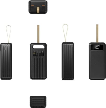 Bastec- دينكس بطارية متنقلة 120 ألف ملي امبير متعددة المنافذ