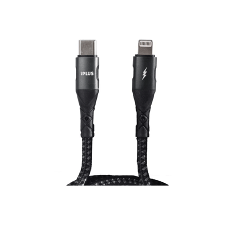 كيبل شحن ايفون PD قماش يدعم الشحن السريع IPLUS 240