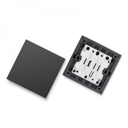 مفتاح إنارة كهربائي ذكي مفرد رمادي من BroadLink للتحكم بالإضاءة عن بعد