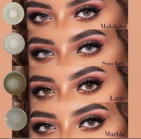 مالاكايت ملاكايت سموكي لاتيه ماربل marble latte smokey malakite lensme