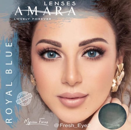 رويال بلو ميريام فارس royal blue mariam faris عدسات امارا   أمارا Amar