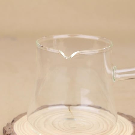 ركوة زجاجي تتحمل الحرارة 340 مل