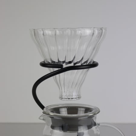 حامل قمع تقطير V60 + سيرفر + قمع +فلاتر 40 حبة هدية