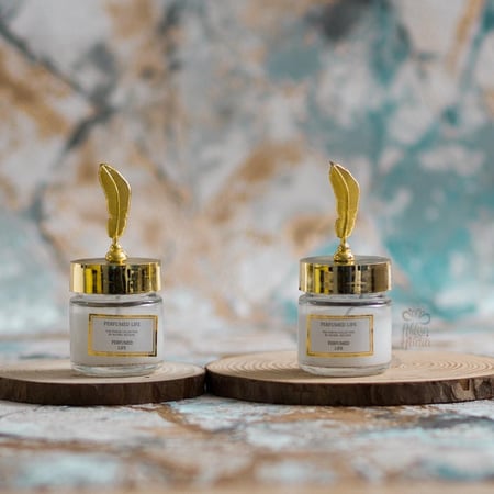 مجموعة (12) شموع شكل تركي راس ريشة