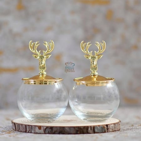 مجموعة (12) علب توزيعات مكسرات